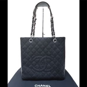 Chanel Classic Caviar Shopping Tote